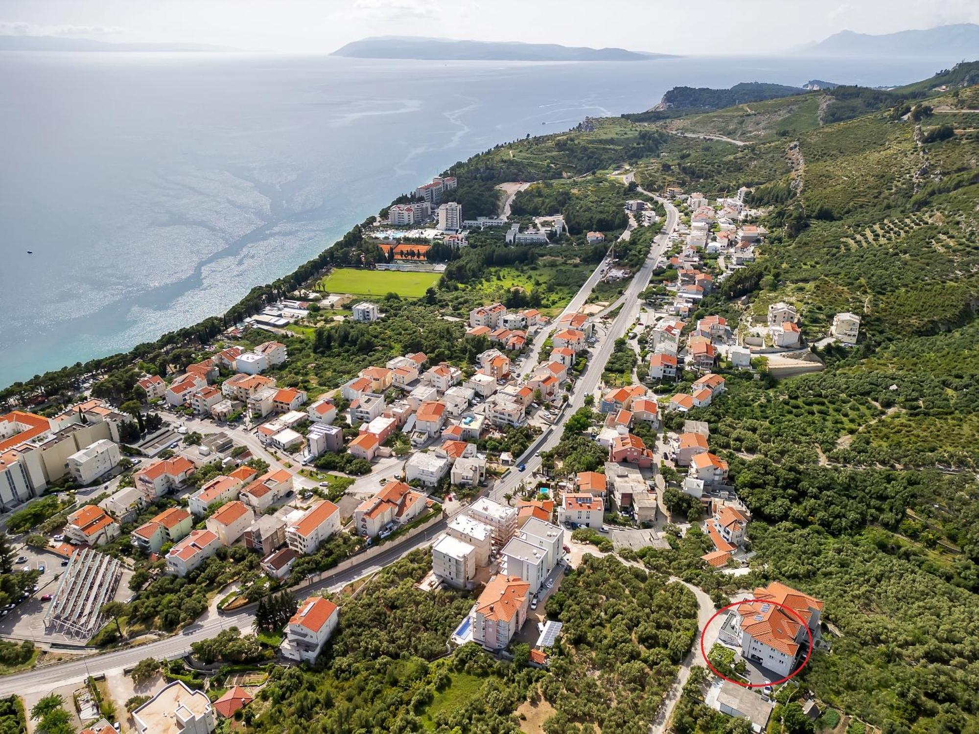 Apartments Villa Katarina Тучепи Екстер'єр фото